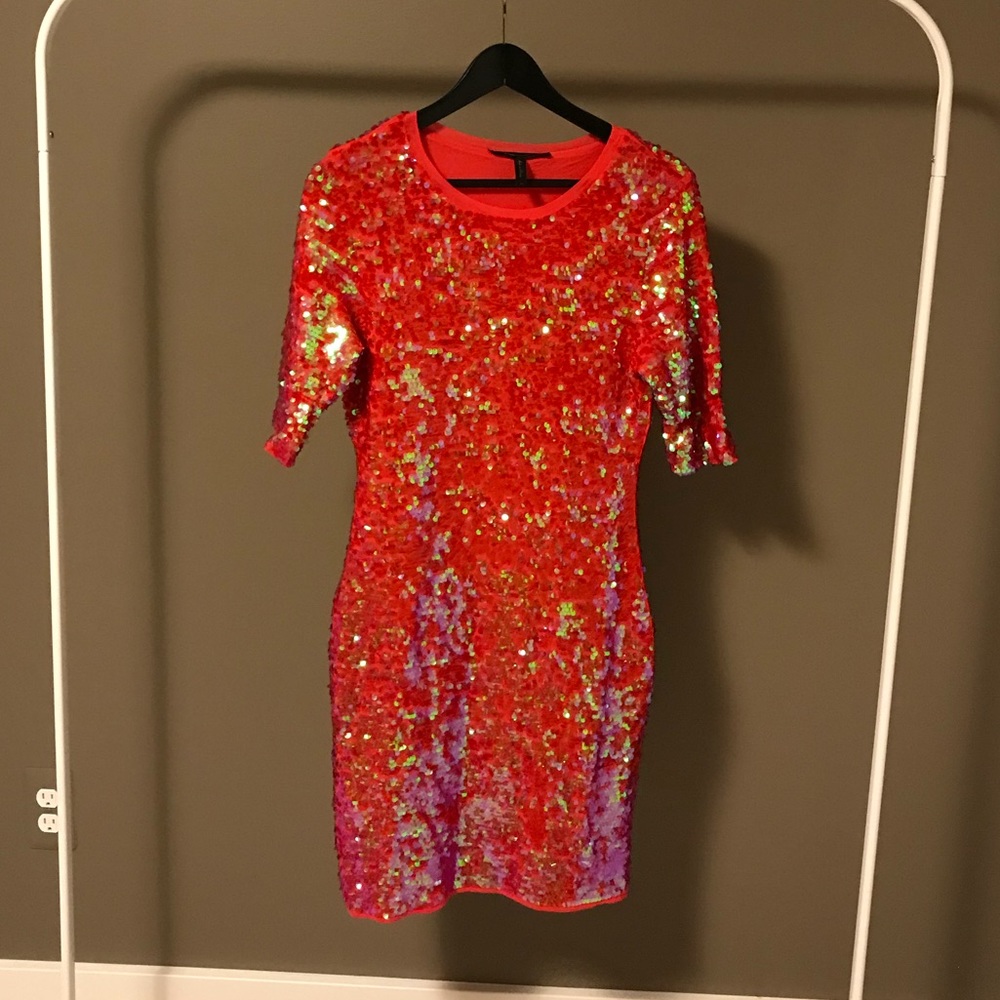 Bcbg sequin dress